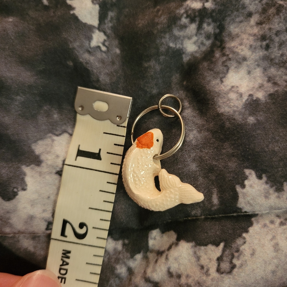 Ceramic Koi Fish Pendant - Picture 3 of 3